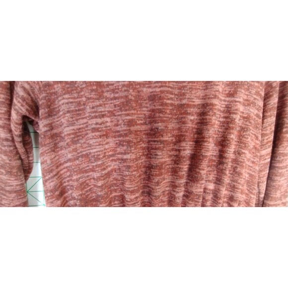 Reborn Midi Sweater Dress Size L Long Sleeve Maroon Rust Modest Soft - Picture 8 of 9
